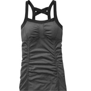 Athleta Scrunched/Ruched Athletic Tank Size M